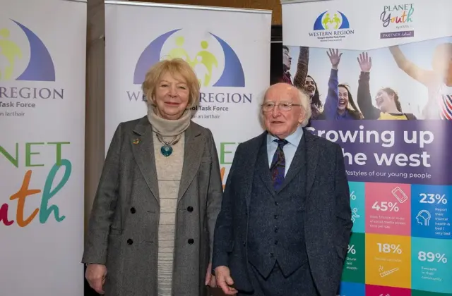 president higgins attends planet youth launch