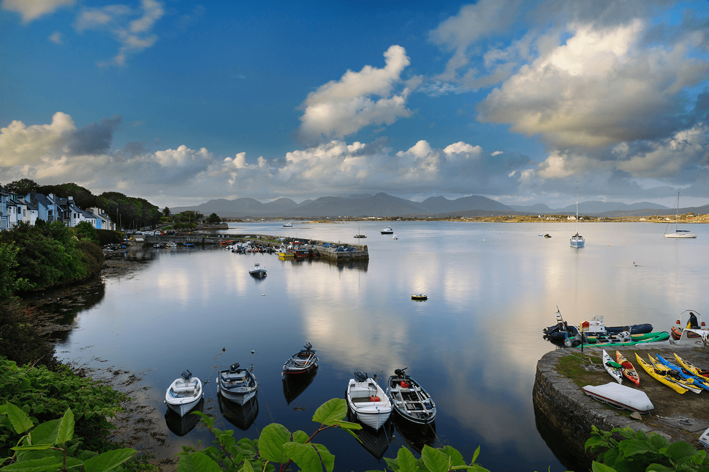 View of Roundstone, Co. Galway.